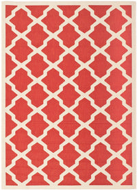 Safavieh Courtyard Cy6903-248 Red / Bone Geometric Area Rug