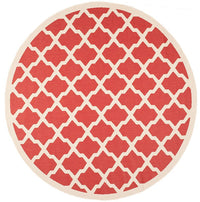 Safavieh Courtyard Cy6903-248 Red / Bone Geometric Area Rug