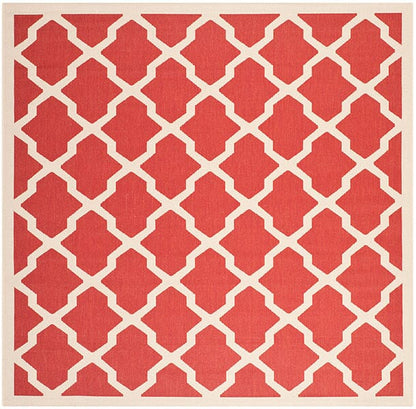 Safavieh Courtyard Cy6903-248 Red / Bone Geometric Area Rug