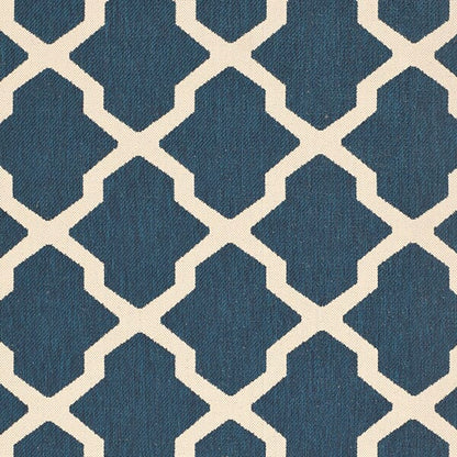 Safavieh Courtyard Cy6903-268 Navy / Beige Geometric Area Rug