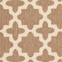 Safavieh Courtyard Cy6913-242 Brown / Bone Geometric Area Rug