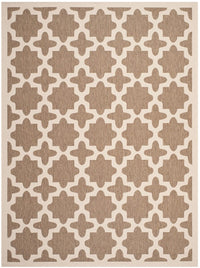 Safavieh Courtyard Cy6913-242 Brown / Bone Geometric Area Rug