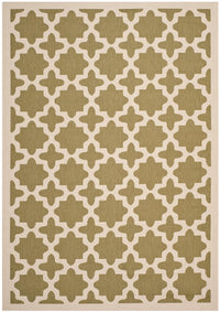 Safavieh Courtyard Cy6913-244 Green / Beige Geometric Area Rug