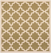 Safavieh Courtyard Cy6913-244 Green / Beige Geometric Area Rug