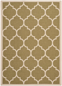 Safavieh Courtyard Cy6914-244 Green / Beige Geometric Area Rug