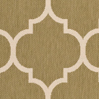 Safavieh Courtyard Cy6914-244 Green / Beige Geometric Area Rug