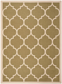 Safavieh Courtyard Cy6914-244 Green / Beige Geometric Area Rug