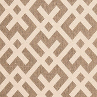 Safavieh Courtyard Cy6915-232 Brown / Bone Geometric Area Rug