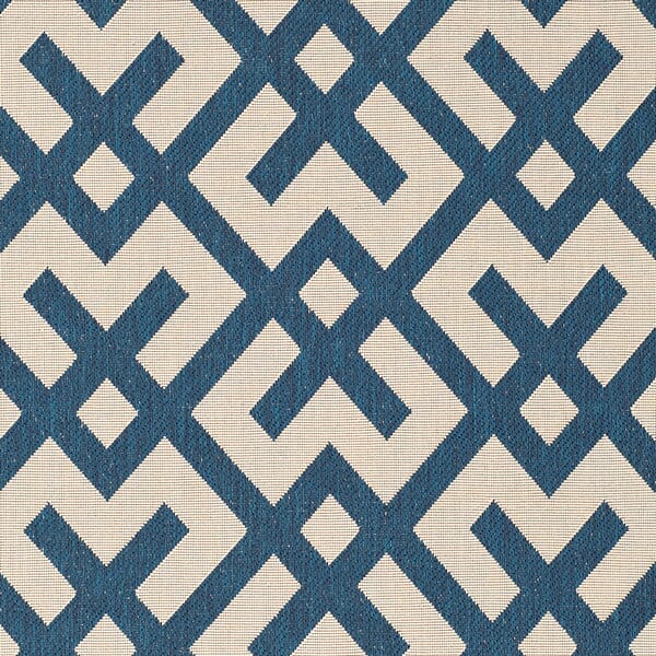 Safavieh Courtyard Cy6915-268 Navy / Beige Geometric Area Rug