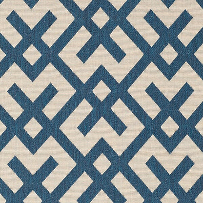 Safavieh Courtyard Cy6915-268 Navy / Beige Geometric Area Rug