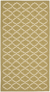 Safavieh Courtyard Cy6919-244 Green / Beige Geometric Area Rug