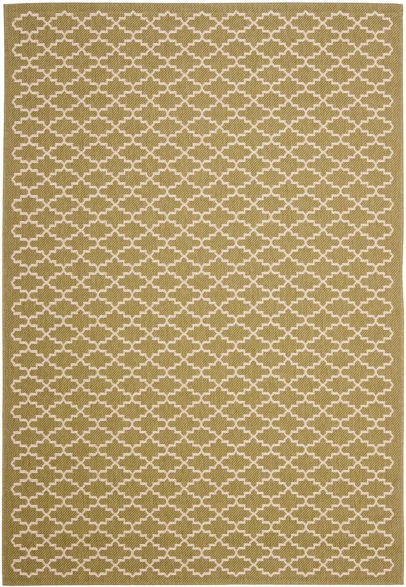 Safavieh Courtyard Cy6919-244 Green / Beige Geometric Area Rug