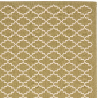 Safavieh Courtyard Cy6919-244 Green / Beige Geometric Area Rug