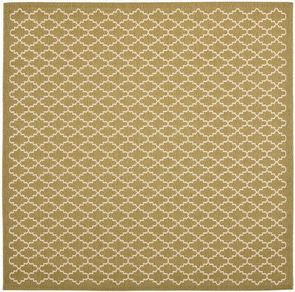 Safavieh Courtyard Cy6919-244 Green / Beige Geometric Area Rug