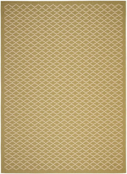 Safavieh Courtyard Cy6919-244 Green / Beige Geometric Area Rug