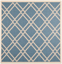 Safavieh Courtyard Cy6923-243 Blue / Beige Geometric Area Rug