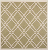 Safavieh Courtyard Cy6923-244 Green / Beige Geometric Area Rug