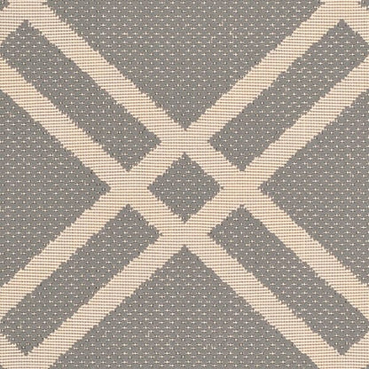 Safavieh Courtyard Cy6923-246 Anthracite / Beige Geometric Area Rug