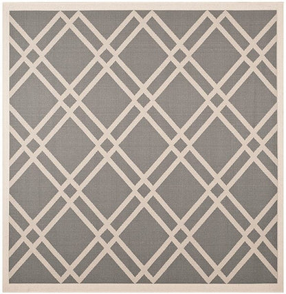 Safavieh Courtyard Cy6923-246 Anthracite / Beige Geometric Area Rug