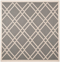 Safavieh Courtyard Cy6923-246 Anthracite / Beige Geometric Area Rug