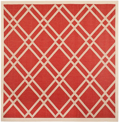 Safavieh Courtyard Cy6923-248 Red / Bone Geometric Area Rug