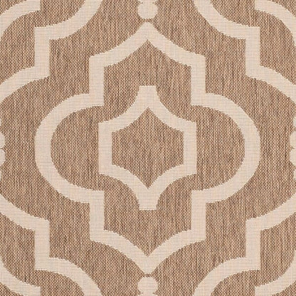 Safavieh Courtyard Cy6926-242 Brown / Bone Geometric Area Rug