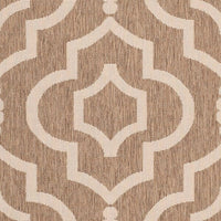 Safavieh Courtyard Cy6926-242 Brown / Bone Geometric Area Rug