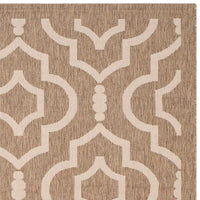 Safavieh Courtyard Cy6926-242 Brown / Bone Geometric Area Rug