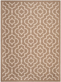 Safavieh Courtyard Cy6926-242 Brown / Bone Geometric Area Rug