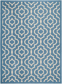 Safavieh Courtyard Cy6926-243 Blue / Beige Geometric Area Rug