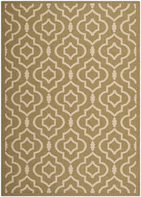 Safavieh Courtyard Cy6926-244 Green / Beige Geometric Area Rug