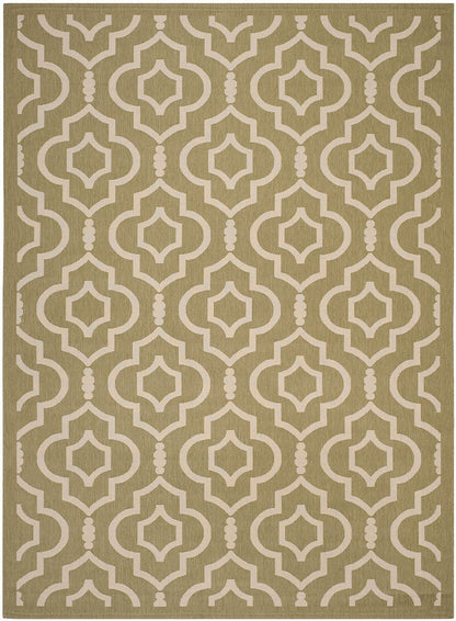 Safavieh Courtyard Cy6926-244 Green / Beige Geometric Area Rug