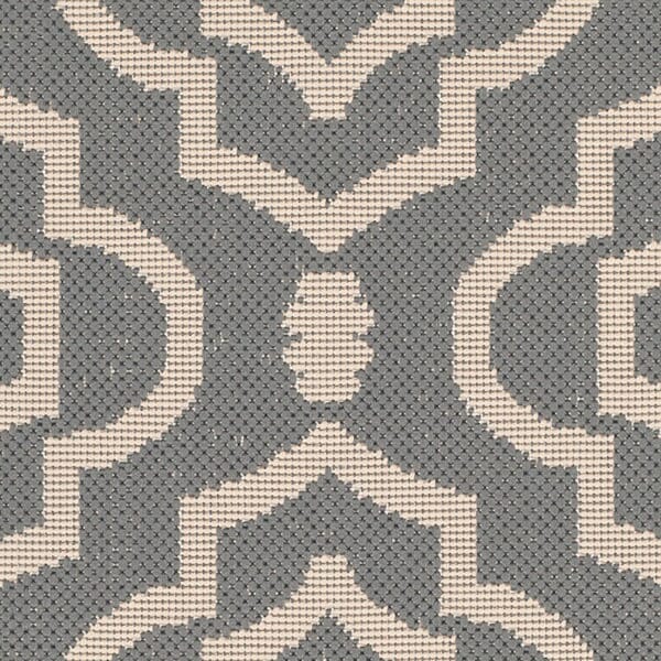 Safavieh Courtyard Cy6926-246 Anthracite / Beige Geometric Area Rug