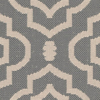 Safavieh Courtyard Cy6926-246 Anthracite / Beige Geometric Area Rug