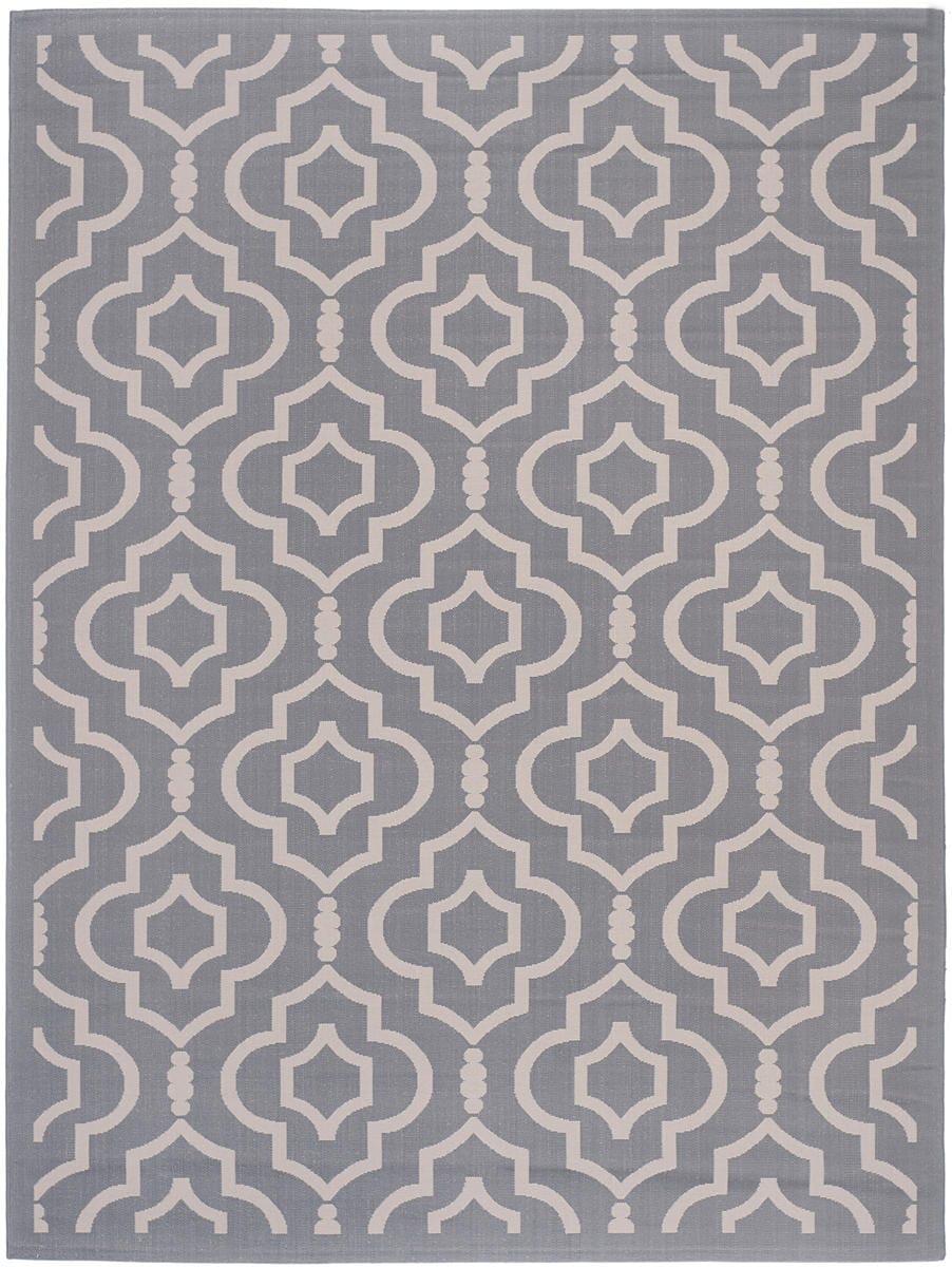 Safavieh Courtyard Cy6926-246 Anthracite / Beige Geometric Area Rug