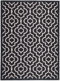 Safavieh Courtyard Cy6926-266 Black / Beige Geometric Area Rug