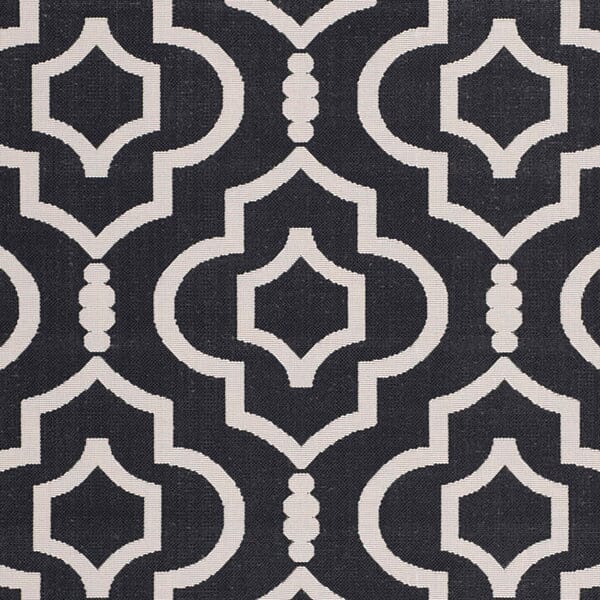 Safavieh Courtyard Cy6926-266 Black / Beige Geometric Area Rug