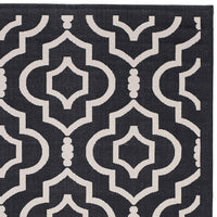 Safavieh Courtyard Cy6926-266 Black / Beige Geometric Area Rug