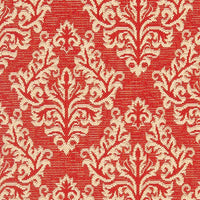 Safavieh Courtyard Cy6930-28 Red / Creme Damask Area Rug