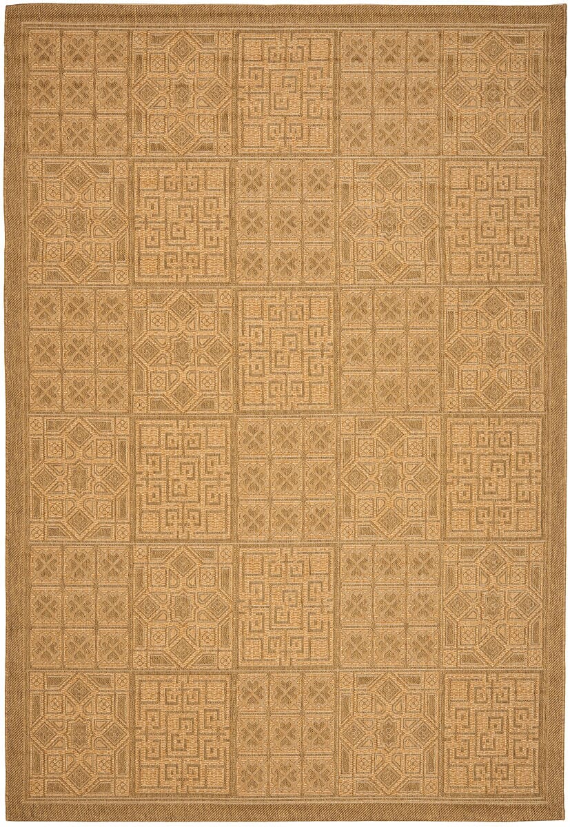 Safavieh Courtyard Cy6947-49 Gold / Natural Area Rug