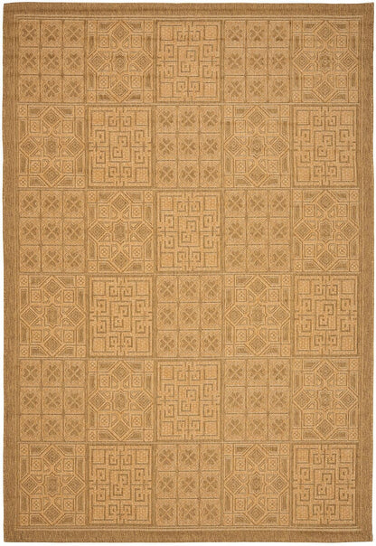 Safavieh Courtyard Cy6947-49 Gold / Natural Area Rug