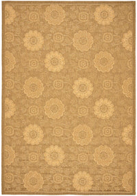 Safavieh Courtyard cy6948-49 Gold / Natural Damask Area Rug