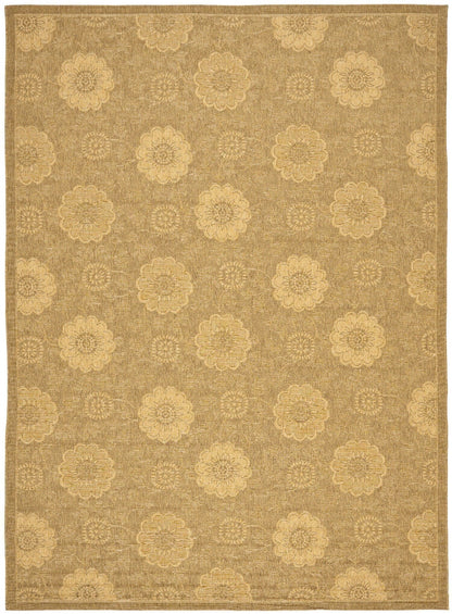 Safavieh Courtyard cy6948-49 Gold / Natural Damask Area Rug