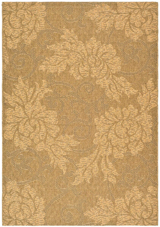 Safavieh Courtyard cy6957-49 Gold / Natural Floral / Country Area Rug