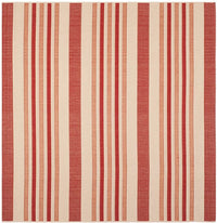 Safavieh Courtyard Cy7062-238A21 Beige / Red Striped Area Rug