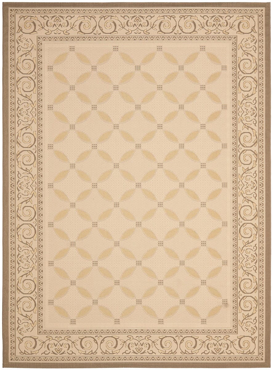 Safavieh Courtyard Cy7107-79A21 Beige / Dark Beig Area Rug