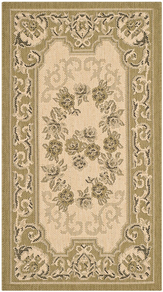 Safavieh Courtyard Cy7208-14A5 Cream / Green Area Rug