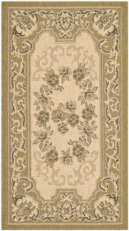 Safavieh Courtyard Cy7208-14A5 Cream / Green Area Rug