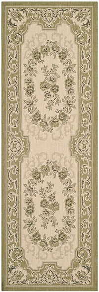 Safavieh Courtyard Cy7208-14A5 Cream / Green Area Rug