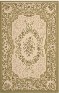 Safavieh Courtyard Cy7208-14A5 Cream / Green Area Rug